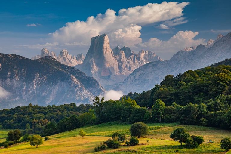 Naranjo de Bulnes (known as Picu Urriellu) in Asturias, Spain.